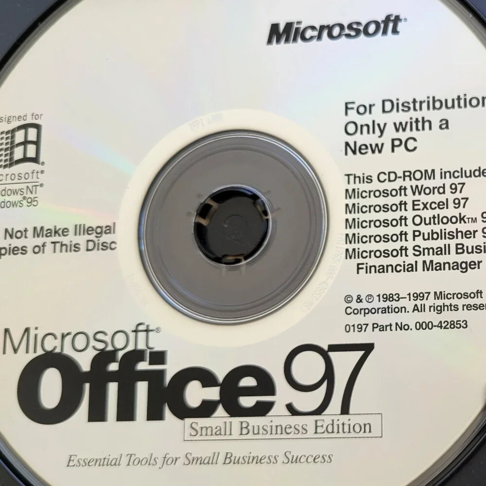 Vintage - Microsoft Office 97 Small Business Edition, 1997